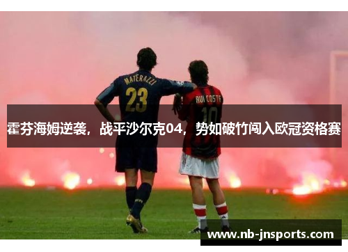 霍芬海姆逆袭，战平沙尔克04，势如破竹闯入欧冠资格赛